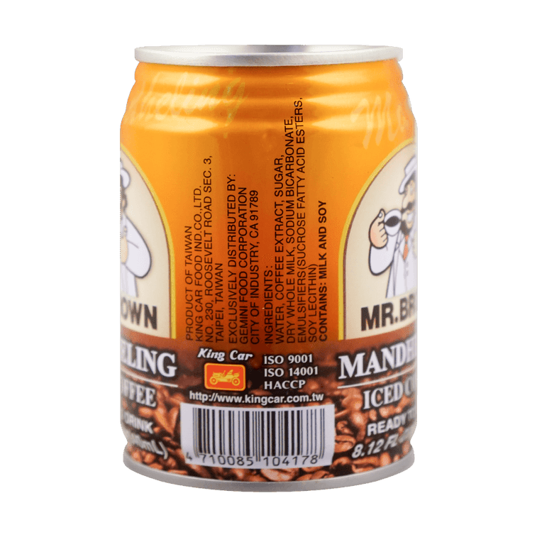 Mr. Brown Mandheling Coffee - 240ml - ding - go