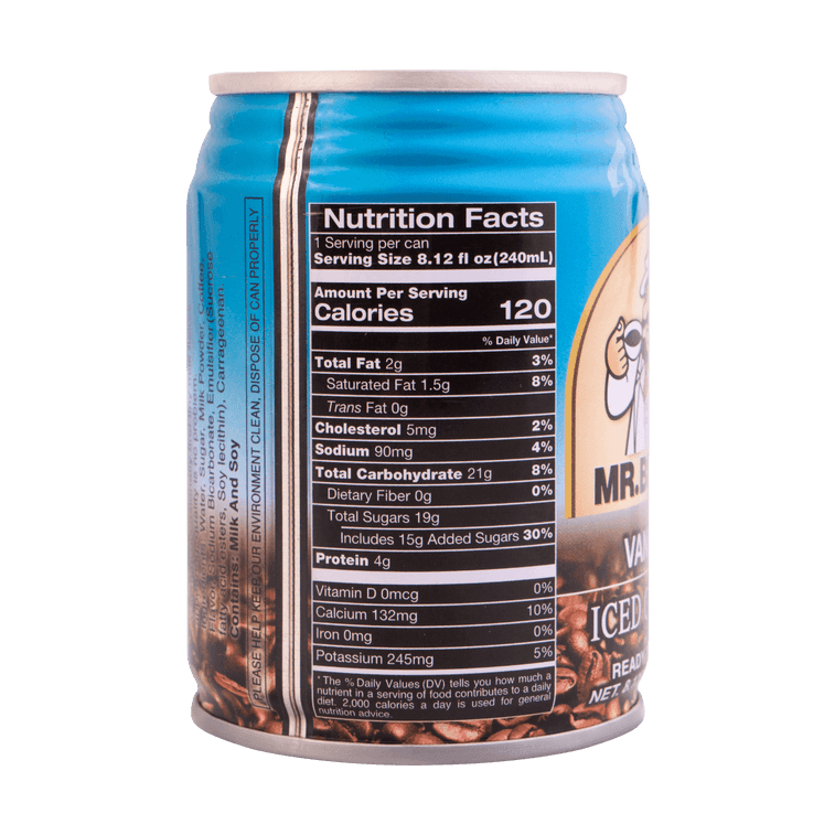 Mr. Brown Vanilla Coffee - 240ml - ding - go