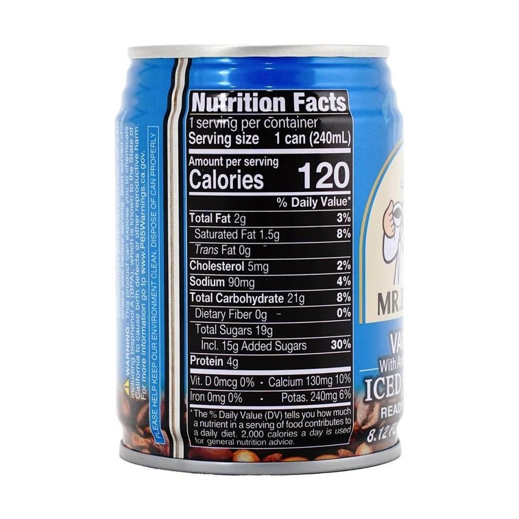 Mr. Brown Vanilla Coffee - 240ml - ding - go