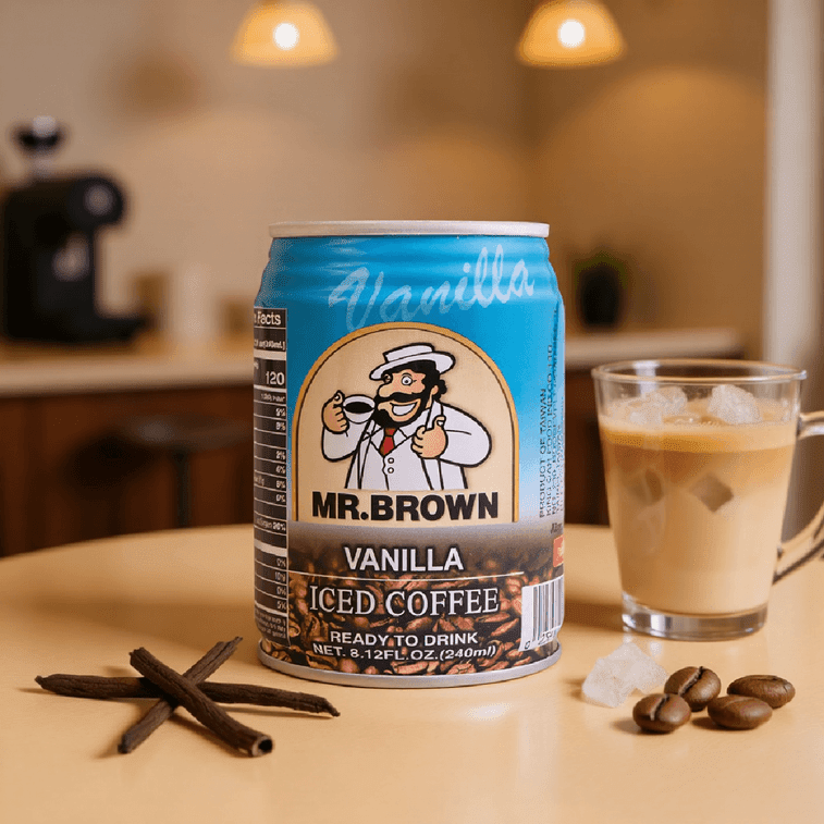 Mr. Brown Vanilla Coffee - 240ml - ding - go