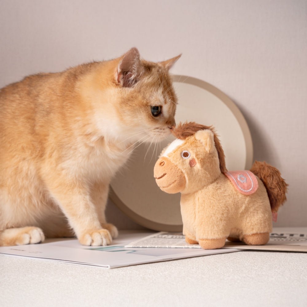 MUNCHEE Catnip-Filled Horse Toy - ding-go