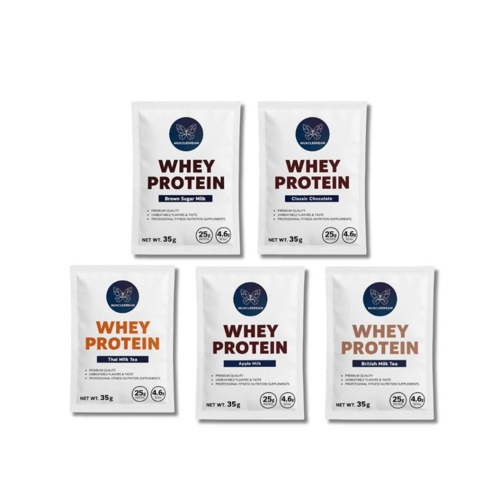 MUSCLEDREAM Whey Protein Sampler - 35g x 5 - ding - go