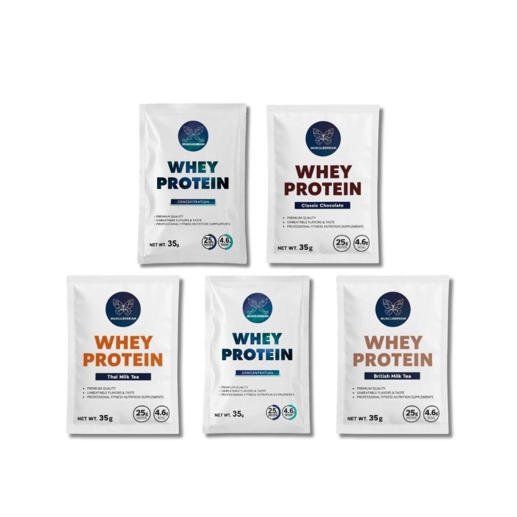 MUSCLEDREAM Whey Protein Sampler - 35g x 5 - ding-go