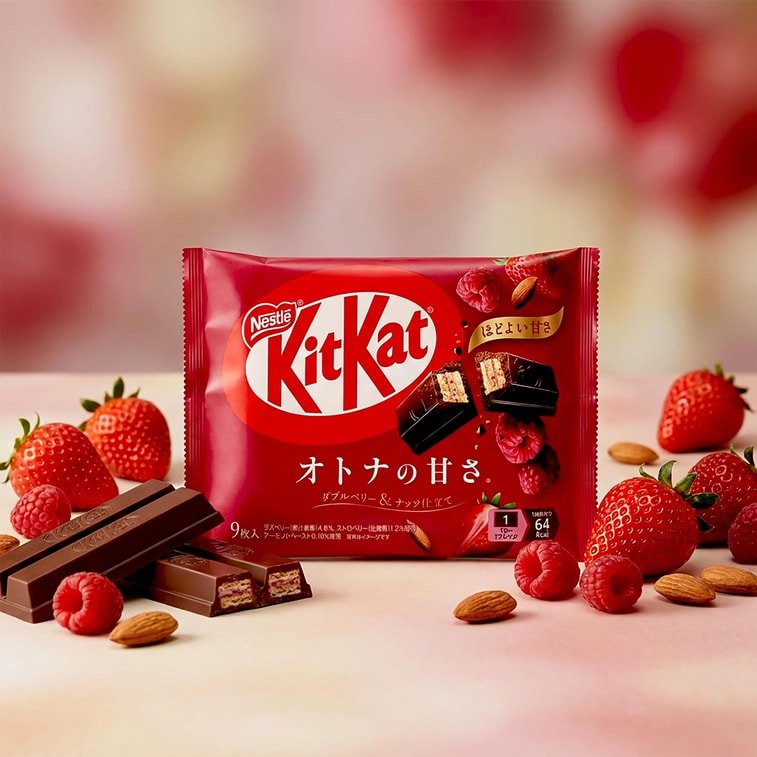 Nestlé KitKat Japan Double Berry & Nuts Wafer 9pcs - 112g - ding-go