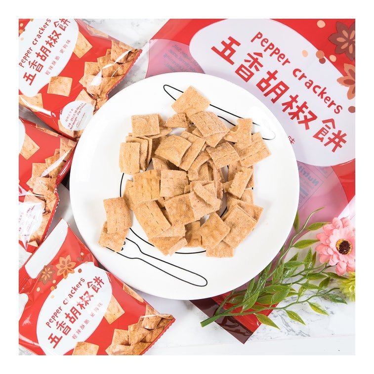 Nice Choice Five Spices Pepper Crackers 200g, additional package view 6