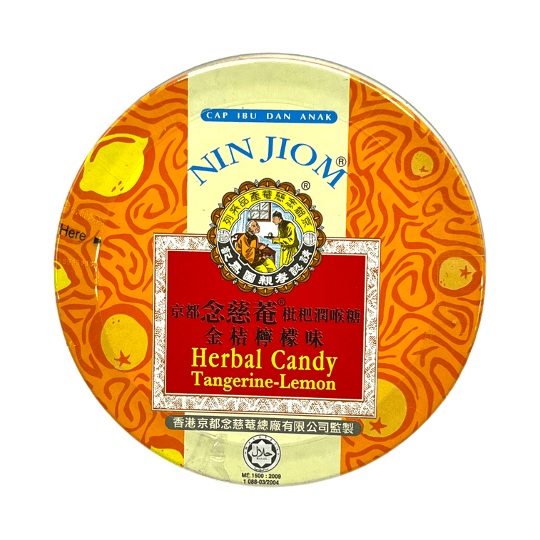 Nin Jiom Tangerine Lemon Herbal Candy – 60g