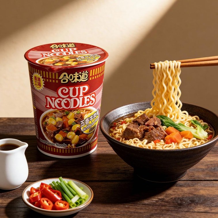 Nissin Cup Noodle Beef Flavor - 72g - ding - go
