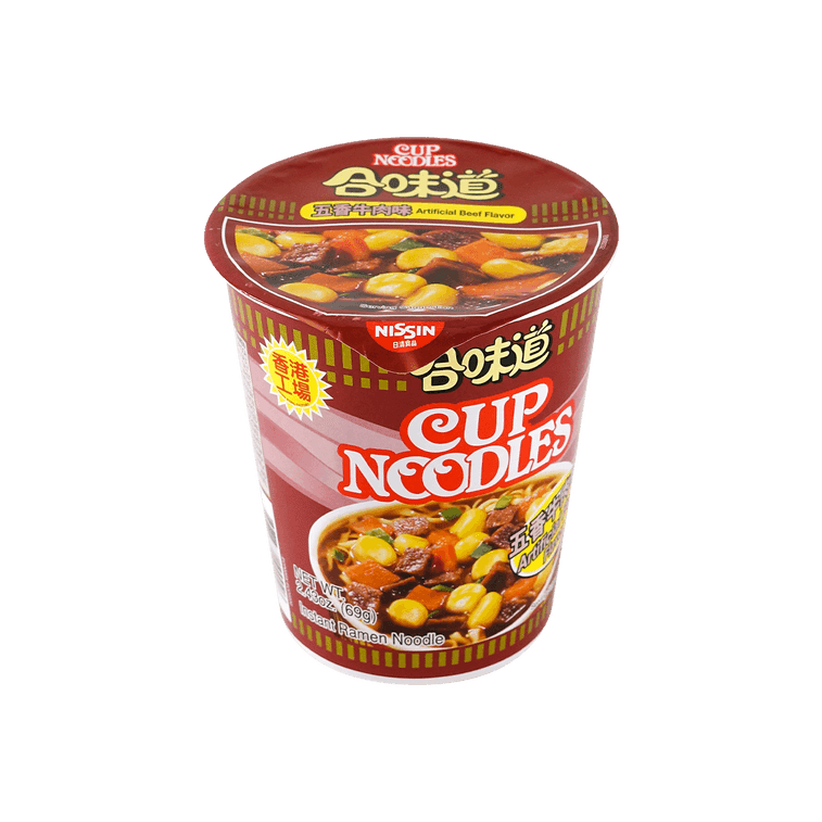 Nissin Cup Noodle Beef Flavor - 72g - ding - go