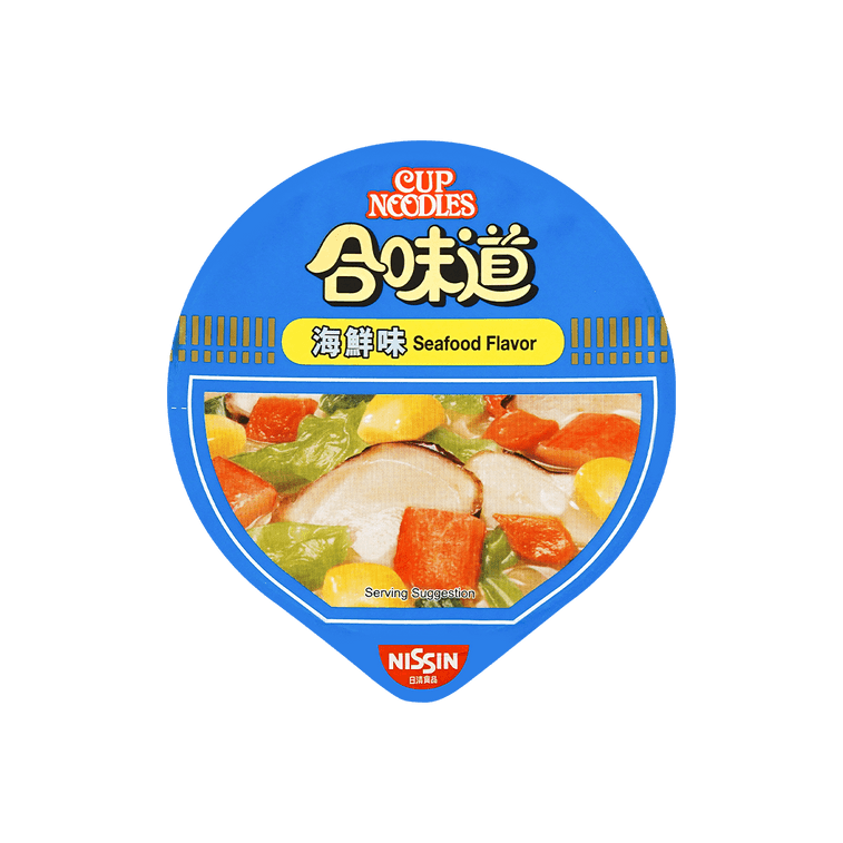 Nissin Cup Noodle Seafood Flavor - 75g - ding - go