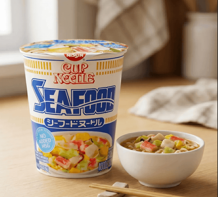 Nissin Cup Noodles Seafood - 76g - ding-go