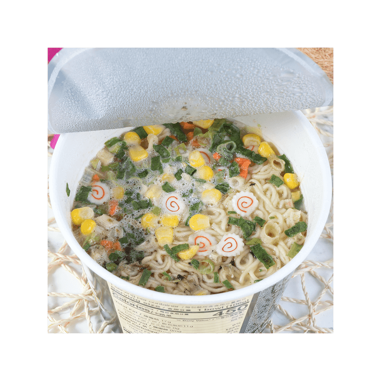 Nissin Demae Bowl Ramen Black Garlic Oil Tonkotsu Pork Flavor - 106g - ding - go