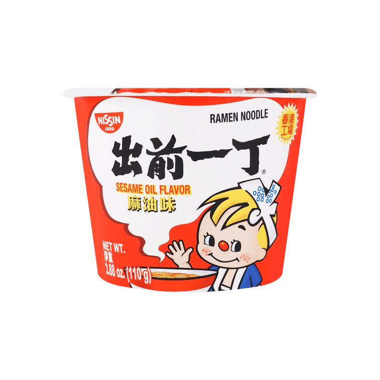 Nissin Demae Bowl Ramen Sesame oil Flavor - 110g - ding - go