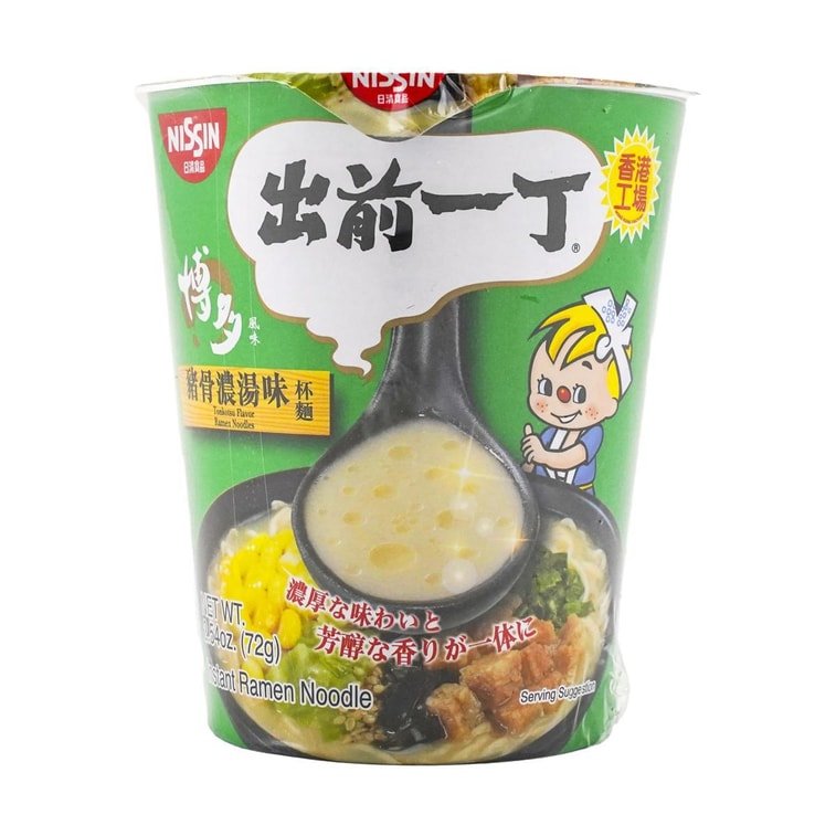 Nissin Demae Iccho Tonkotsu Flavor Cup Noodle 72g