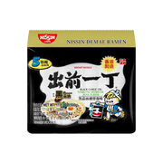 Nissin Demae Ramen Black Garlic Oil Tonkotsu Pork Flavor - 100g x 5 Pack - ding - go