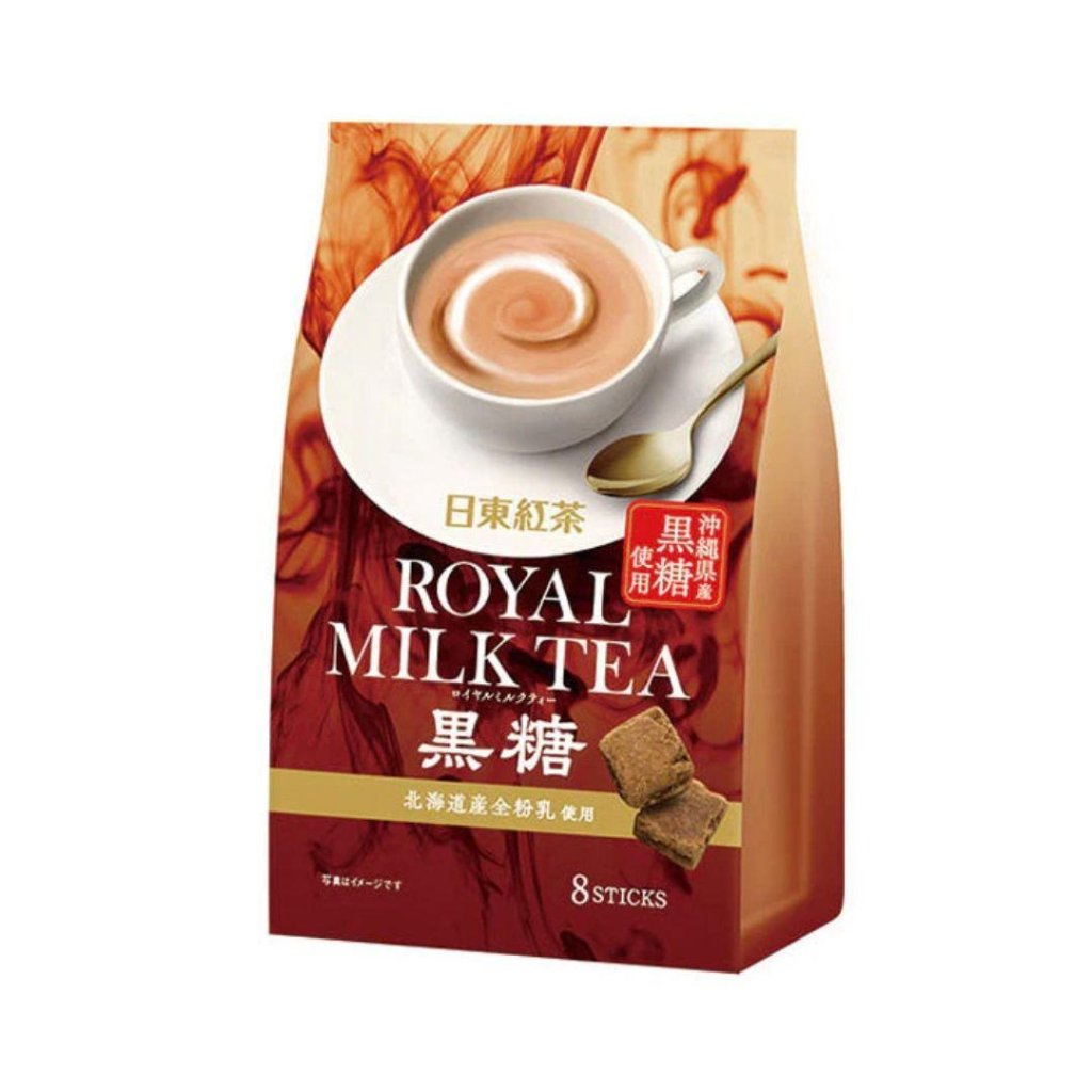 Nitto Royal Milk Tea Brown Sugar - 13.5g x 8 Pack - ding-go