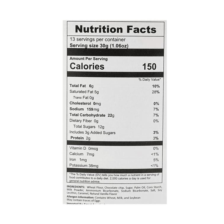 No Brand Choco Chip Cookie - 400g - ding - go