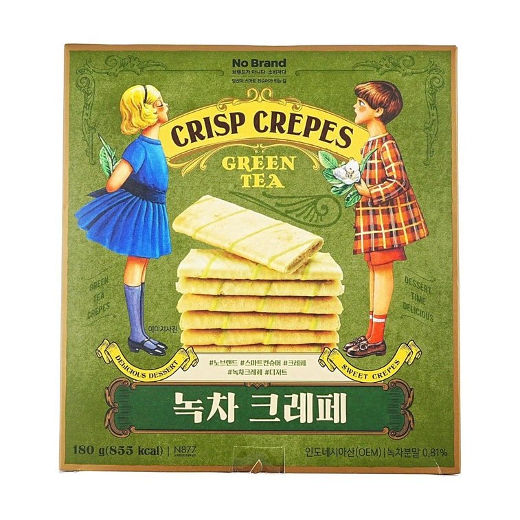 No Brand Green Tea Crisp Crepes - 180g - ding - go
