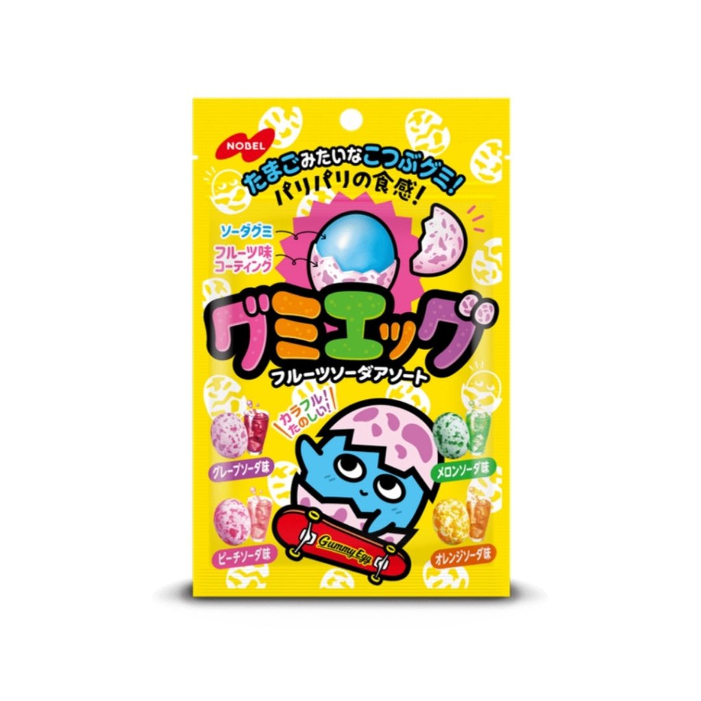 Nobel Gummy Egg Fruit Soda Assortment - 40g - ding-go