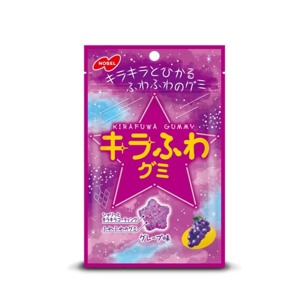 Nobel Kira Fuwa Gummy Grape Flavor - 50g - ding-go