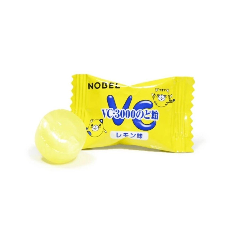 Nobel VC-3000 Throat Lozenges - Lemon Flavor - 90g - ding-go