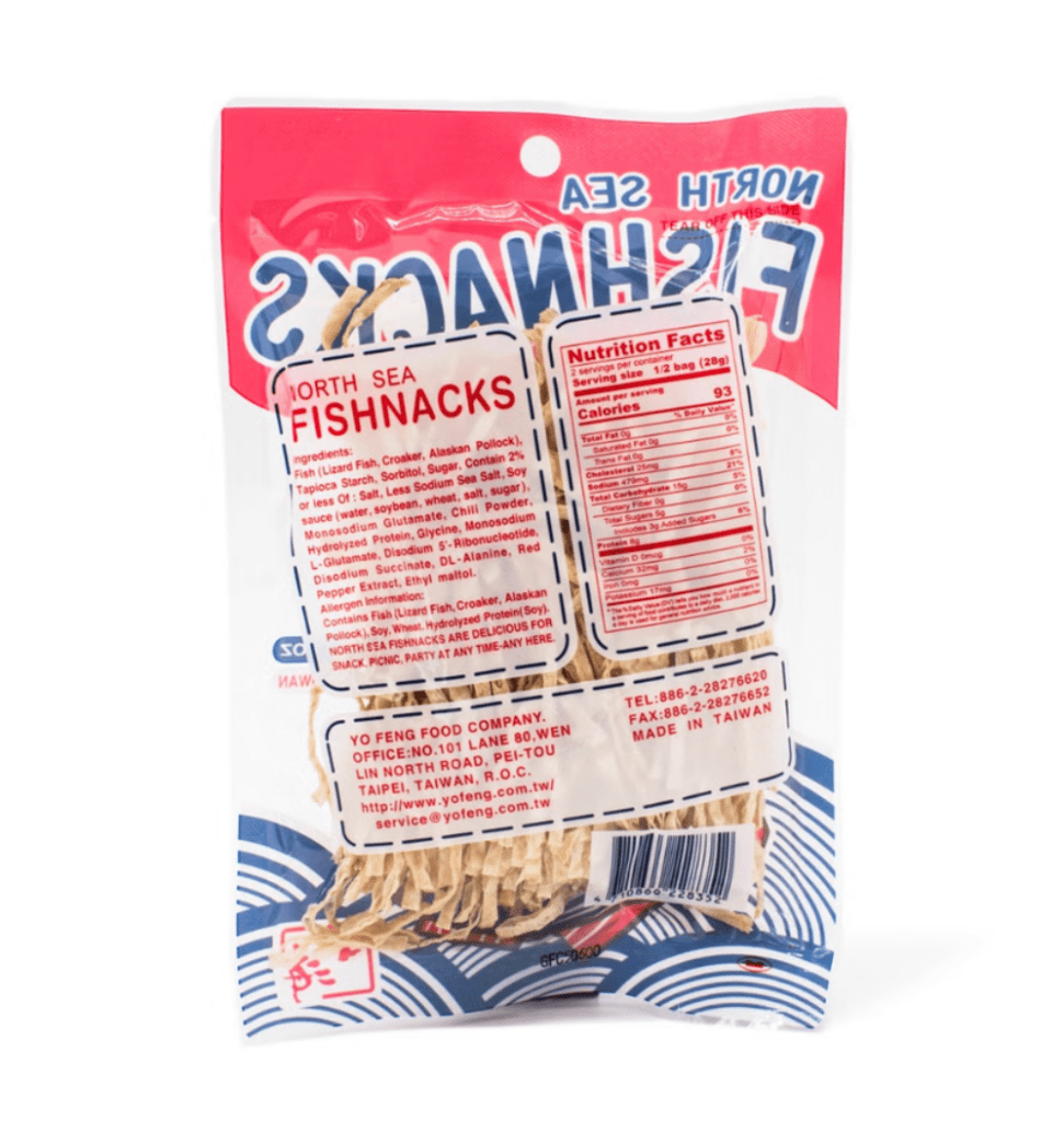 North Sea Fish Snack Thin Cut - 56g - ding - go
