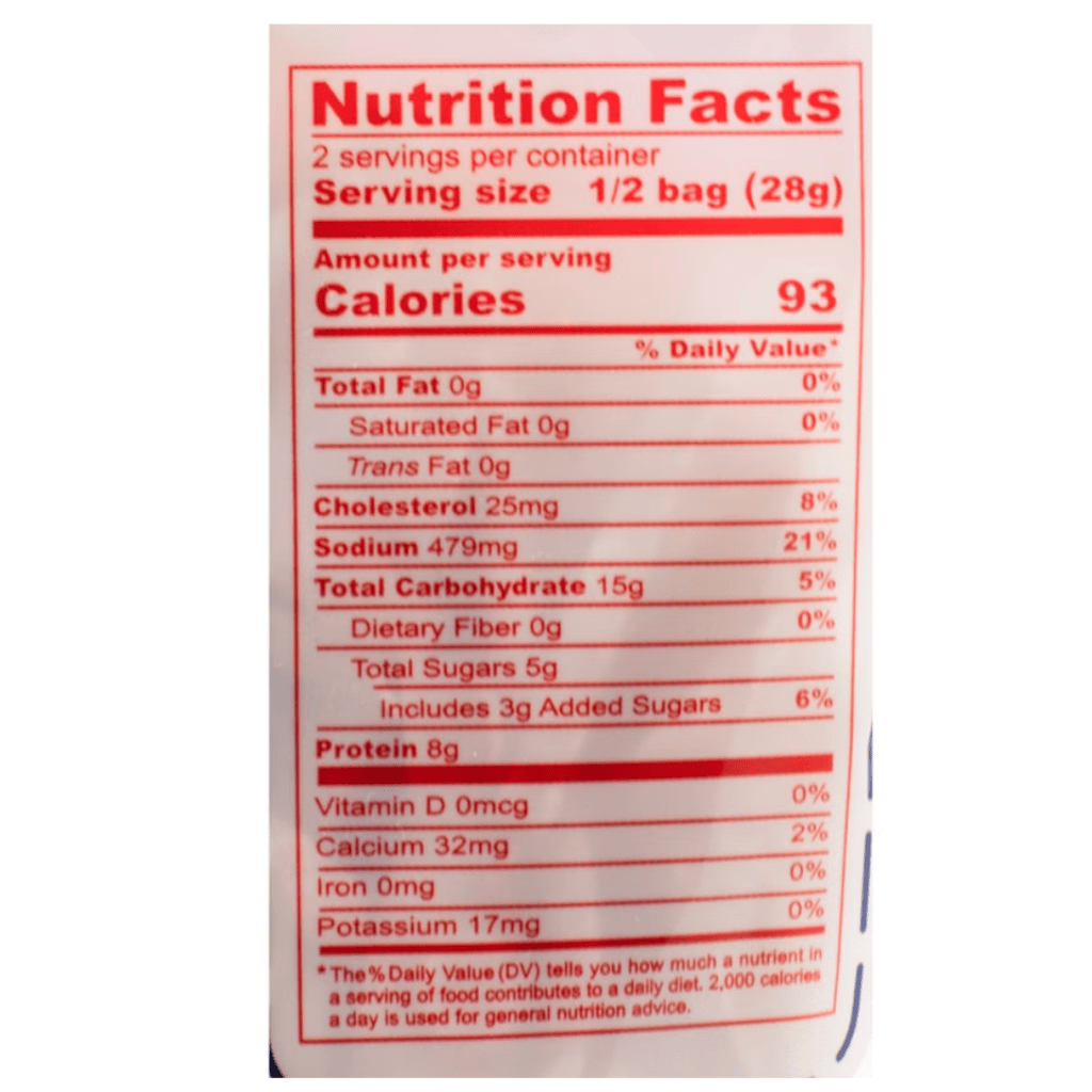 North Sea Fish Snack Thin Cut 56g, additional package view 3
