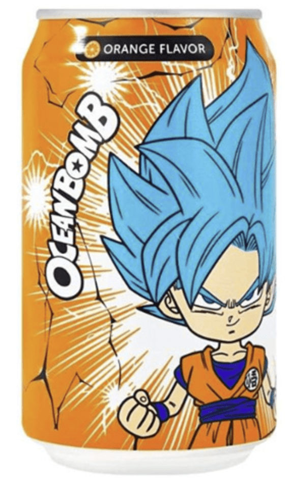 Ocean Bomb Sparkling Water Orange - 330ml - ding-go