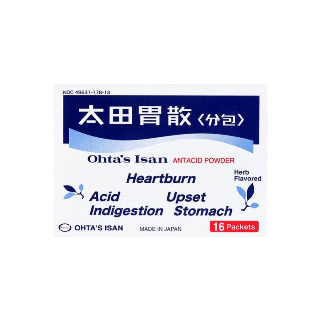 OHTA ISAN Antacid Powder 16pcs - 40g - ding-go