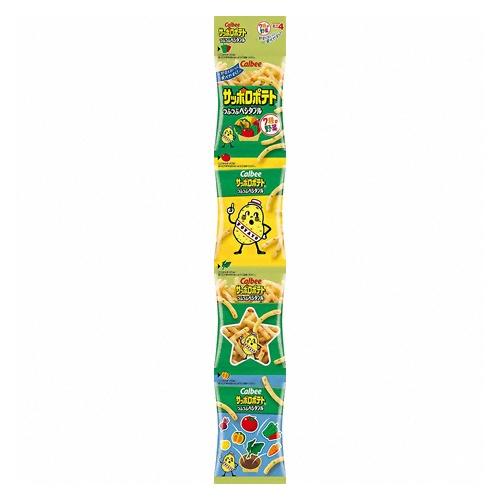 Calbee Sapporo Potato Vegetable 4-Pack - 36g