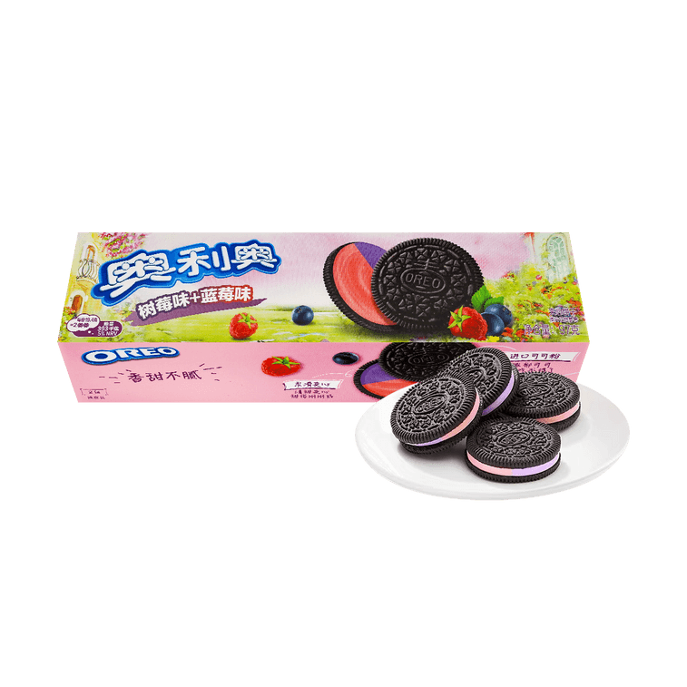 OREO Blueberry & Raspberry Flavor Sandwich Cookie - 97g - ding - go