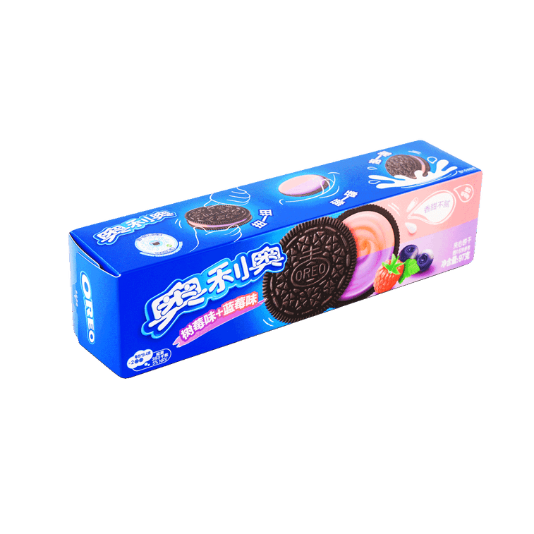 OREO Blueberry & Raspberry Flavor Sandwich Cookie - 97g - ding - go
