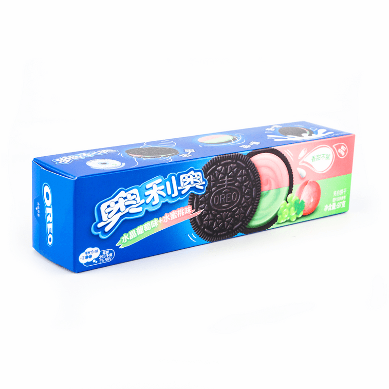 OREO Grape & Peach Flavor Sandwich Cookie - 97g - ding - go