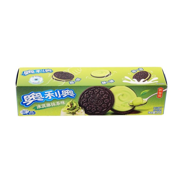 OREO Ice Cream & Matcha Flavor Sandwich Cookie - 97g - ding - go