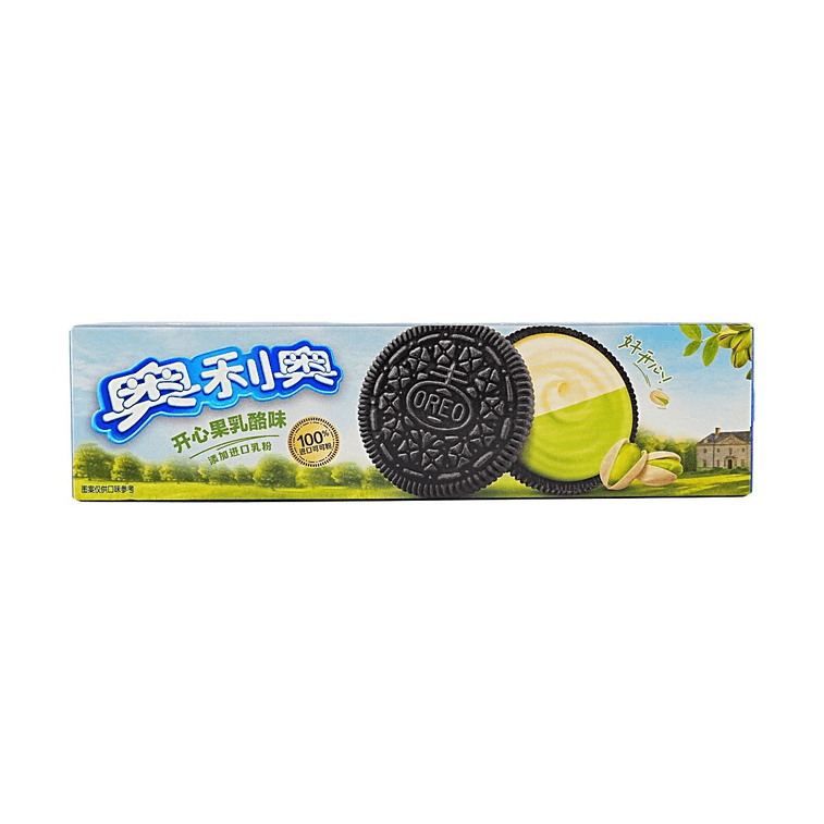 Oreo Pistachio Cheese Sandwich Cookie - 87g - ding-go