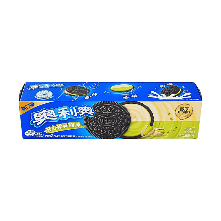 Oreo Pistachio Cheese Sandwich Cookie - 87g - ding-go