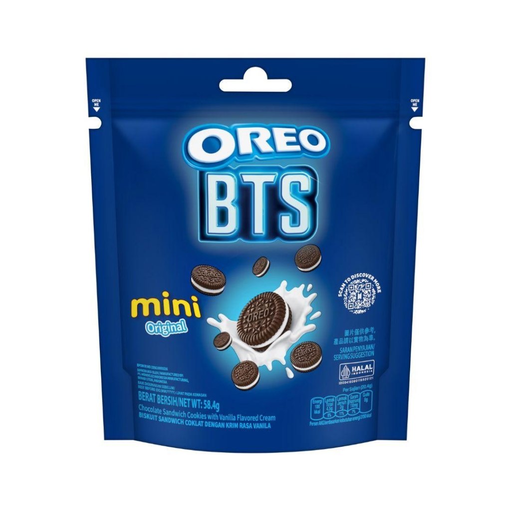 OREO x BTS Mini Original Sandwich Cookies - 58.4g - ding-go