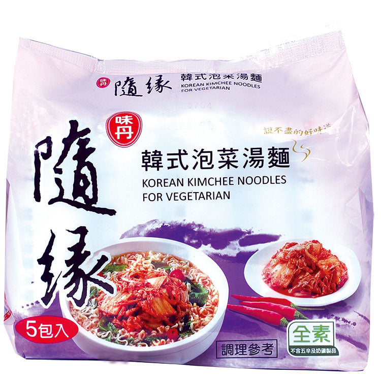 隨緣 韓式泡菜湯麵 - 75g x 5 
