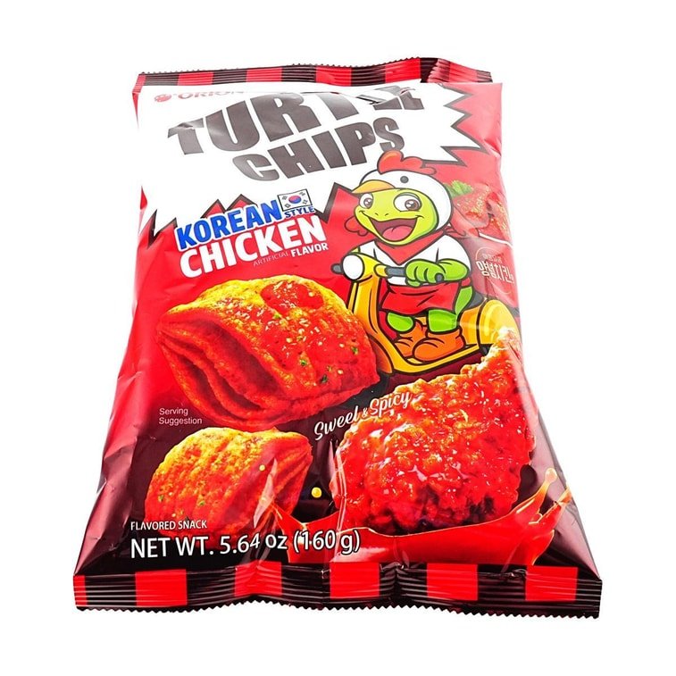 Orion Turtle Chips Korean Chicken 160g, additional package view 4