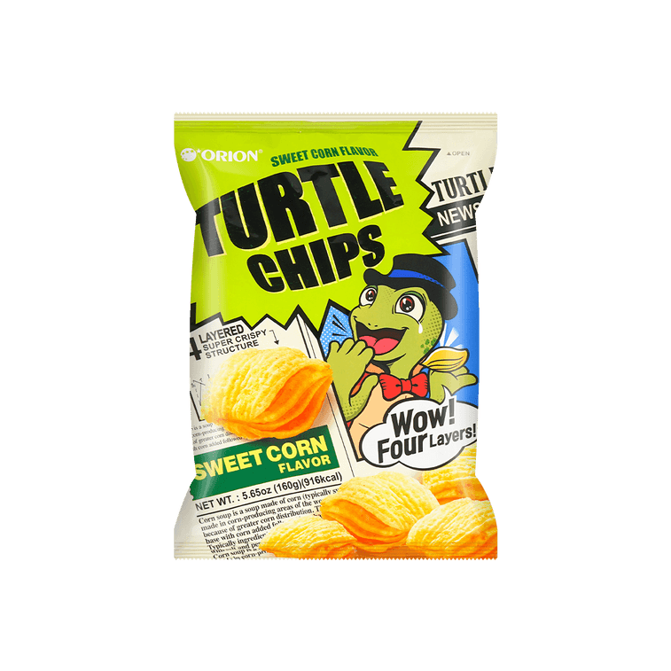 Orion Turtle Chips Sweet Corn - 160g - ding - go