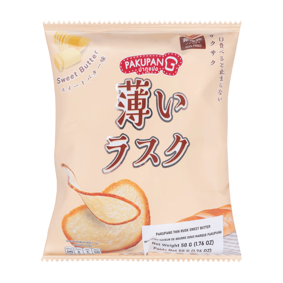 Pakupang French Rusk Sweet Butter Flavor - 50g - ding-go