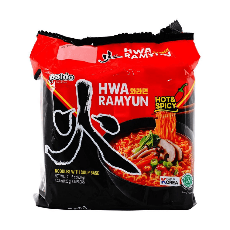 Paldo Hwa Ramyun Hot & Spicy - 120g x 5 Pack - ding-go