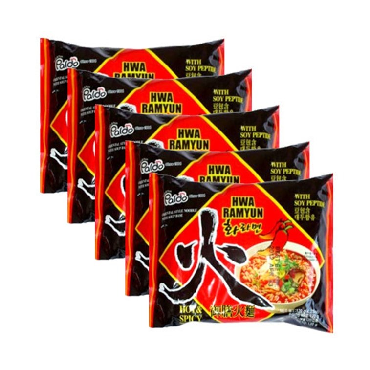Paldo Hwa Ramyun Hot & Spicy - 120g x 5 Pack - ding-go