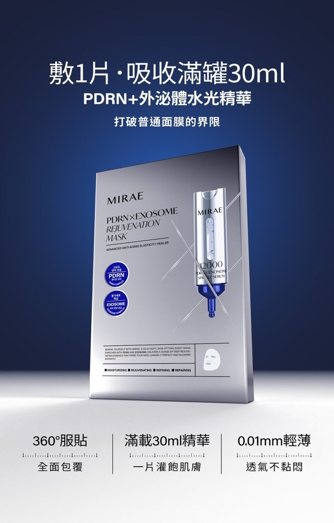 【Glass Skin Super Deal】MIRAE PDRN X Exosome Serum & Mask Power Duo