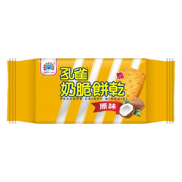 Peacock Milk Crispy Biscuits - 106g - ding - go