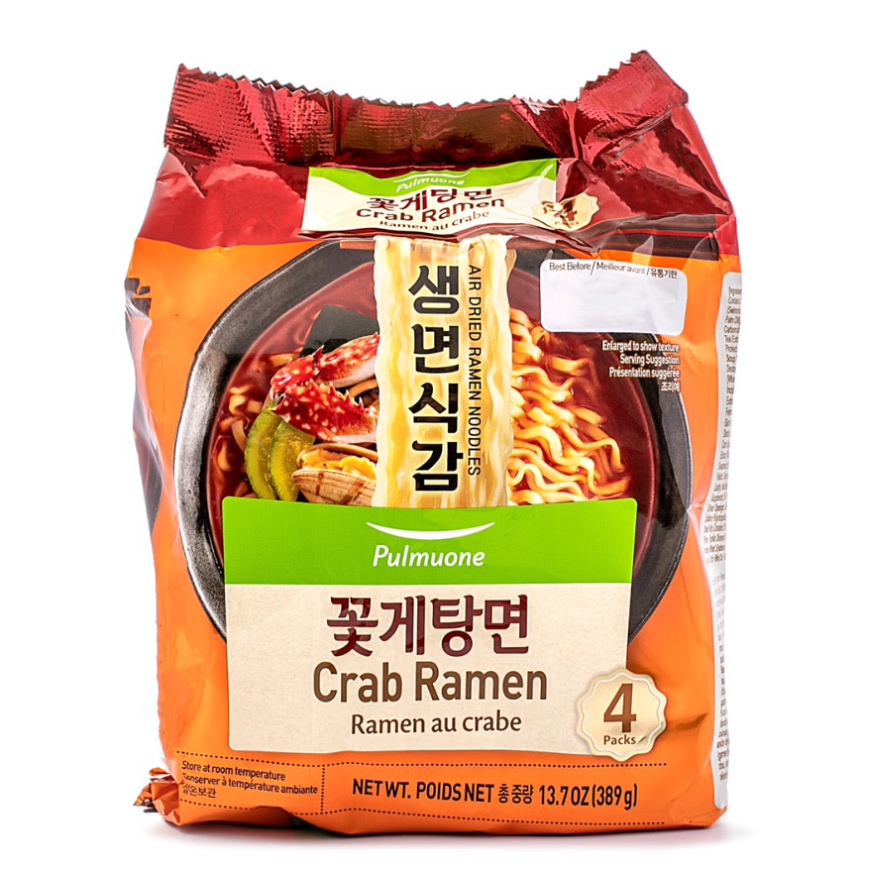 Pulmuone Crab Ramen 389g