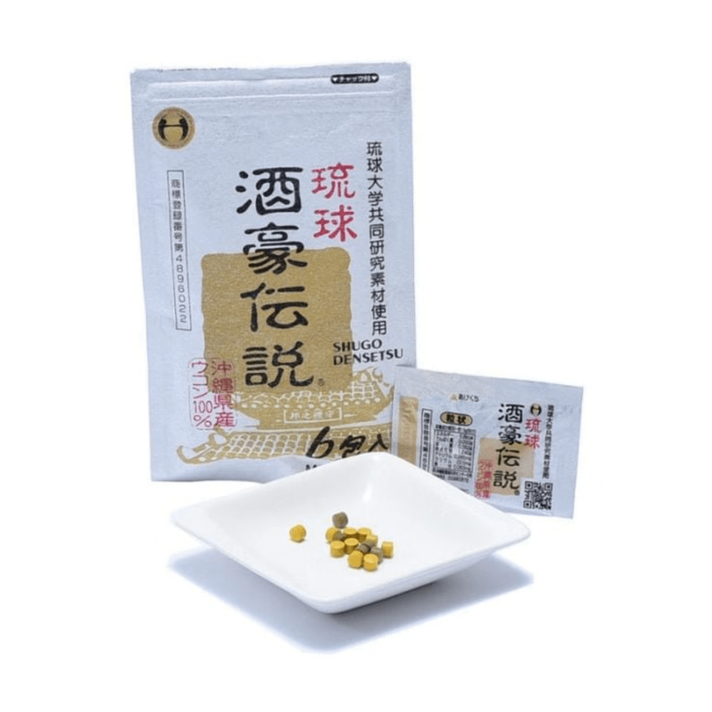 Ryukyu Sake Legend Premium Tablets Liver Support - 10g x 6 Pack - ding - go