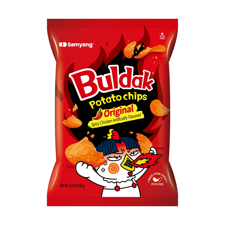 Samyang Buldak Spicy Chicken Flavor Potato Chips Original 120g