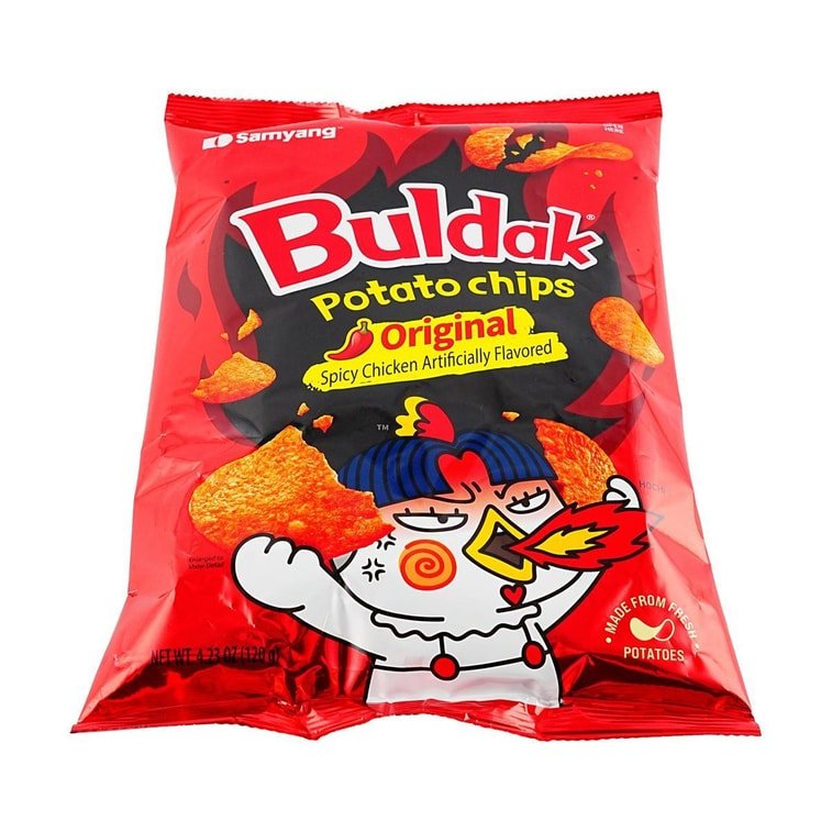 Samyang Artificial Spicy Chicken Flavor Potato Chips Original - 120g - ding - go