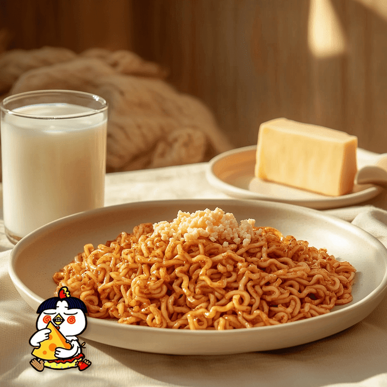 Samyang Buldak Cheese Spicy Chicken Flavor Ramen – 140g × 5 Pack - ding - go