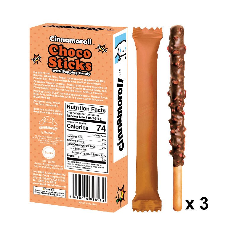 Sanrio Cinnamoroll Choco Sticks Peach Flavor - 45g - ding - go